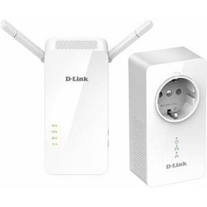 Powerline adapter D-LINK DHP-W611AV, mreža putem postojećih električnih instalacija + Wireless N Extender, LAN + WiFi, starter kit
