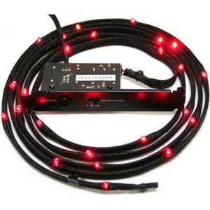 LED osvjetljenje NZXT Sleeved LED Kit CB-LED10-RD, crveno, 1m