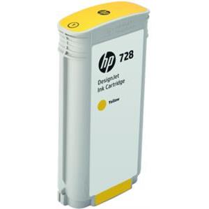 HP 728 130-ml Yellow DesignJet Ink Cartridge