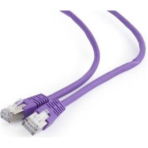 Gembird FTP Cat6 Patch cord, purple, 0,25 m