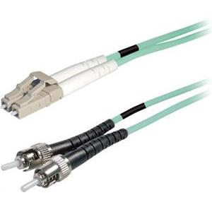 Transmedia Fibre optic MM OM4 Duplex Patch cable LC-ST 0,5m