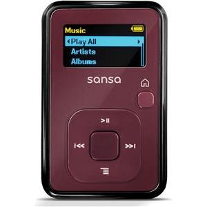 Mp3 Player SanDisk Sansa Clip+ 4GB, w/ radio, Red, EU
