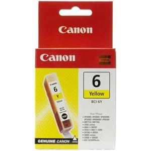 Tinta Canon BCI-6Y, Yellow