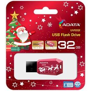USB memorija 32 GB Adata DashDrive UV100F Red AD - Božićni