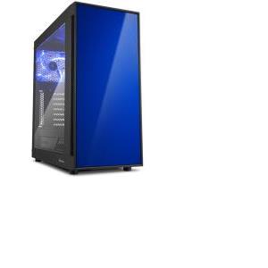 Sharkoon AM5 Window Midi Tower ATX kućište, bez napajanja, prozirna bočna stranica, plavi LED, crno