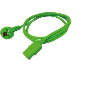 Roline naponski kabel, ravni IEC320-C13 konektor, zeleni, 1.8m, 19.08.1013