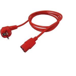 Roline naponski kabel, ravni IEC320-C13 konektor, crveni, 1.8m, 19.08.1010