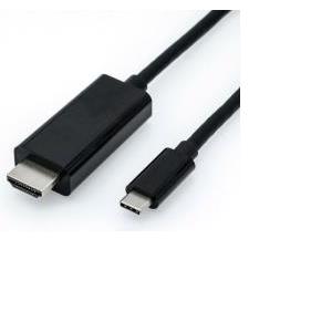 Roline USB Type C - HDMI kabel, M/M, 2.0 m