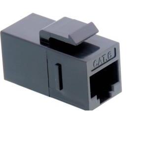 Roline VALUE RJ-45 Keystone Modular Coupler, Cat.6, UTP, crni, 21.99.3003