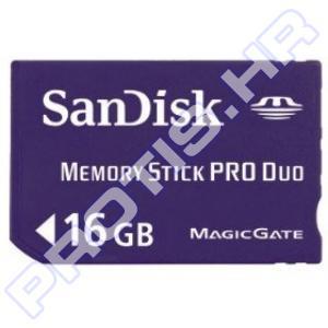 Memorijska kartica Memory Stick PRO Duo SanDisk 16GB RTL EU, SDMSPD-016G-E12