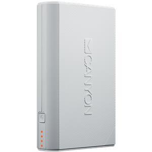 Powerbank Canyon CNE-CPBF78W 7800mAh built-in Lithium-ion battery, 2 USB port max output 5V2A, input 5V2A. White