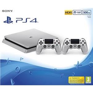 PlayStation 4 500GB D Chassis Silver Limited edition + dodatni Silver DS4 kontroler