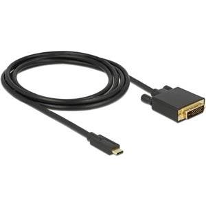 Kabel DELOCK, USB-C (M) na DVI 24+1 (M), 2.0m