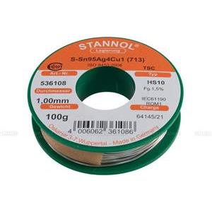 TINOL STANNOL 1mm, 100 g, HS10 Ecoloy TSC 1,5%