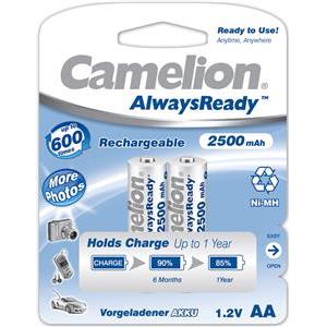 Baterija NI-MH Ready2use AA 2,5Ah blister 2 kom, Camelion