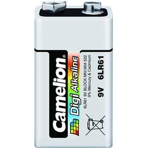 Baterija alkalna DIGI 9V , blister, Camelion