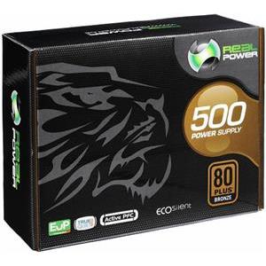 Napajanje 500W Real Power, RP500 ECO 80+ bronze