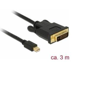 Kabel DELOCK, mini Displayport (M) na DVI-D 24+1 (M), 3m