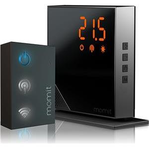 Pametni termostat MOMIT Home starter kit, Thermostat + Gateway, crni
