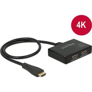 Razdjelnik DELOCK, HDMI (M) na 2x HDMI (Ž), 4K