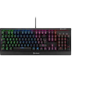 Tipkovnica Sharkoon Skiller MECH SGK3, igraća mehanička tipkovnica, RGB LED, Kailh plavo, USB