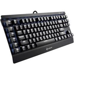 Tipkovnica Sharkoon Skiller MECH SGK2, igraća mehanička tipkovnica, bijeli LED, Kailh smeđe, USB