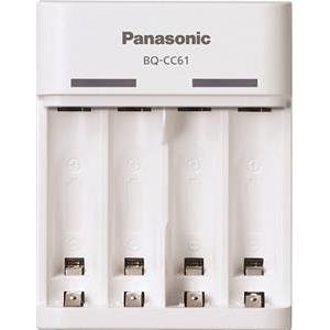 Punjač baterija PANASONIC Eneloop BQCC61USB, brzi, 4 mjesta za punjenje, USB