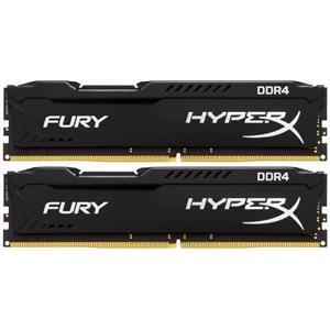 Memorija Kingston 16 GB Kit (2x8 GB) DDR4 2400 MHz HyperX Fury Black, HX424C15FB2K2/16