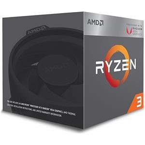 Procesor AMD Ryzen 3 2200G BOX, s. AM4, 3.7GHz, 6MB cache, Quad Core, RX Vega, Wraith Stealth cooler