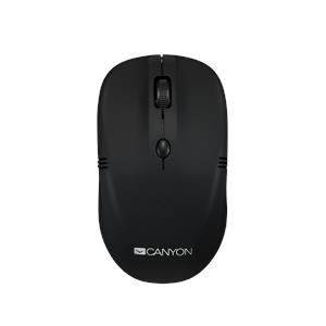 Miš Canyon CNE-CMSW03B 2.4Ghz wireless mice, 4 buttons, DPI 800/1200/1600, rubber coating black
