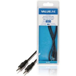 Kabel 3,5mm M - 3,5mm M STEREO 1,0 m VLAB22000B10 VALUELINE blister
