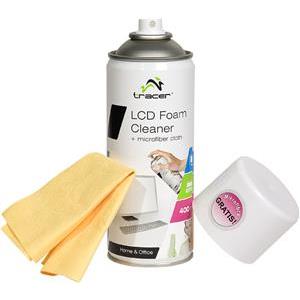 Set za čišćenje TRACER LCD/TFT pjena 400 ml + microfibre