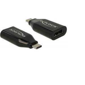 Adapter DELOCK, USB Type-C (M) na HDMI (Ž) Alt način rada, 4K 60Hz, crni