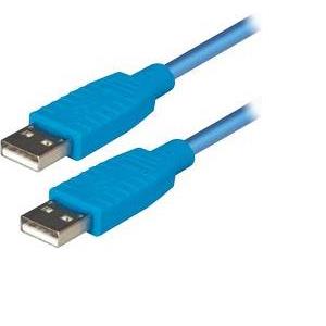 Transmedia USB 2,0 A to A 5m plava