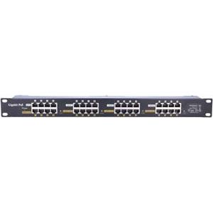 ExtraLink 16 port GbE PoE injector panel 1U for rack 19