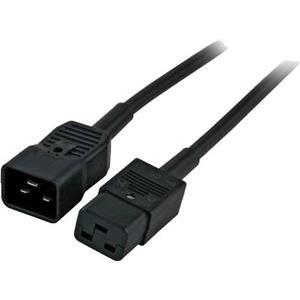 Kabel za napajanje, IEC320 C19 Ž -> C20 M 5,0m, crni