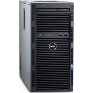 DELL EMC PowerEdge T130, Xeon E3-1225 v6 3.3GHz, 8M cache, 4C/4T, turbo(73W), Chassis up to 4x3.5in Cabled HDD, 4GB 2400MT/s, 1TB 7.2K RPM SATA HDD, DVDRW, iDRAC8 Basic, On-Board LOM 1GBE DP Remote Ma