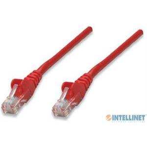 Kabel mrežni prespojni Intellinet Cat6 UTP PVC 0.5m, crveni