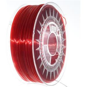 Nit za 3D printer, PETG 1,75mm, prozirna rubin crvena, 1kg