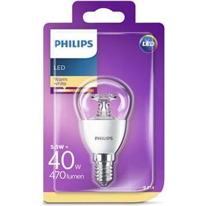 Philips LED žarulja, E14, P45, topla, 5.5W, prozir