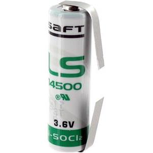 Baterija litijeva 3,6V AA LS 14500, SAFT, sa listićima