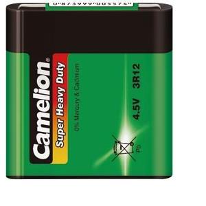Baterija ZINC-CLORID 4,5 V 3R12 Camelion GREEN, shrink pack