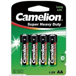 Baterija Zinc-Carbon 1,5V AA - blister 4 kom. Camelion GREEN