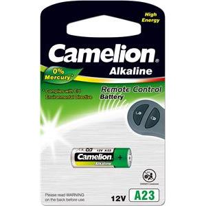 Baterija alkalna 12V A23, bez žive, 28,5x10,3 mm, Camelion