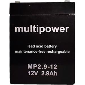 Baterija akumulatorska 12V 2,9 Ah 79x56x107 mm, Multipower