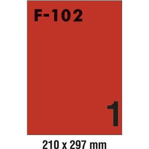 Etikete ILK 210x297mm pk100L Fornax F-102 crvene