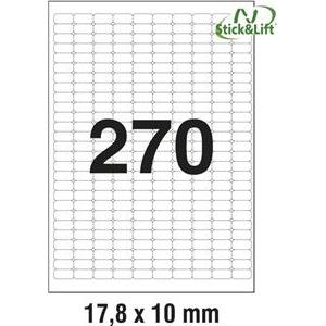 Etikete ILK 17,8x10mm odljepljive pk25L Zweckform L4730REV-25