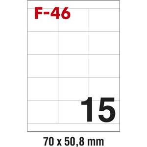 Etikete ILK 70x50,8mm pk100L Fornax F-46