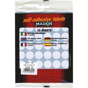 Etikete slep fi-18mm pk10L Markin 10006 blister