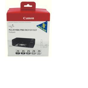 Canon tinta PGI-29 MBK/PBK/DGY/GY/LGY/C